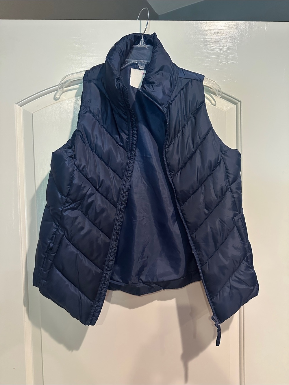 SO Navy Blue Puffer Vest